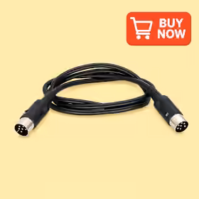 Replacement Commodore-compatible IEC serial cable