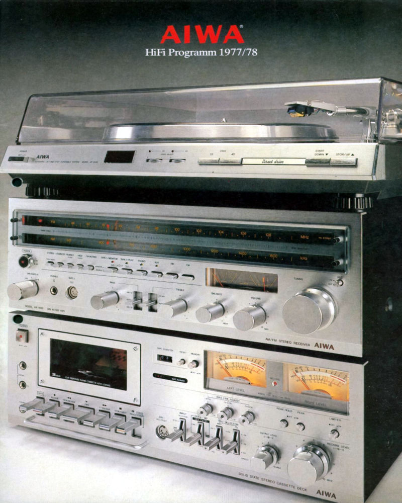 AIWA Hifi Catalog cover