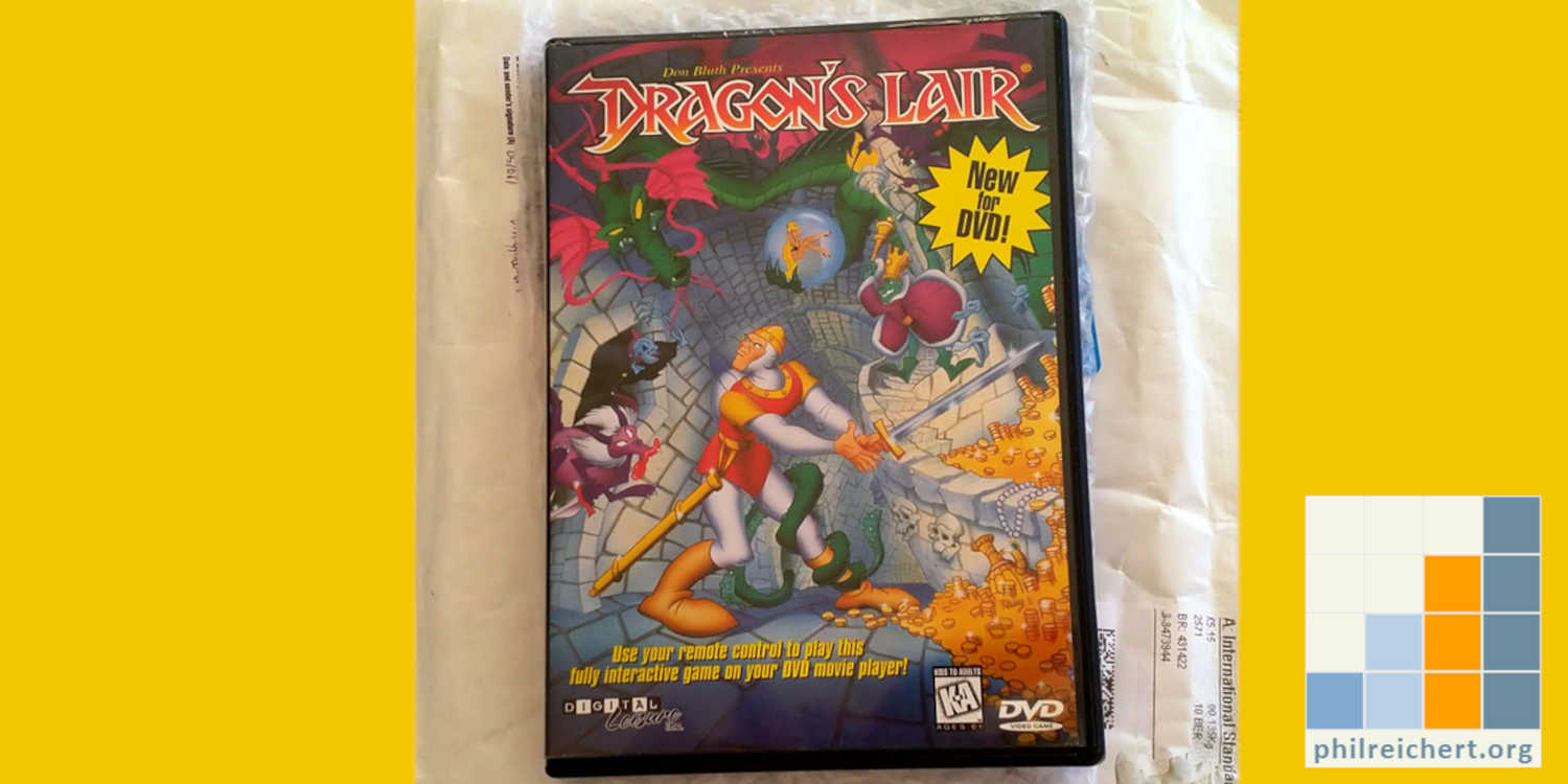 Dragon's Lair DVD game ready to play
