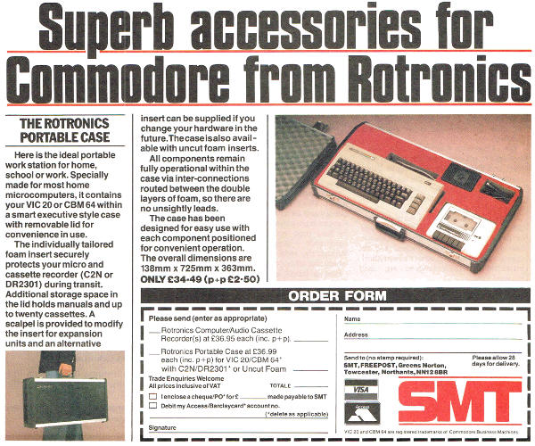 Rotronics C64 carry case