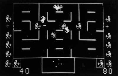 Astrocade The Incredible Wizard game screenshot
