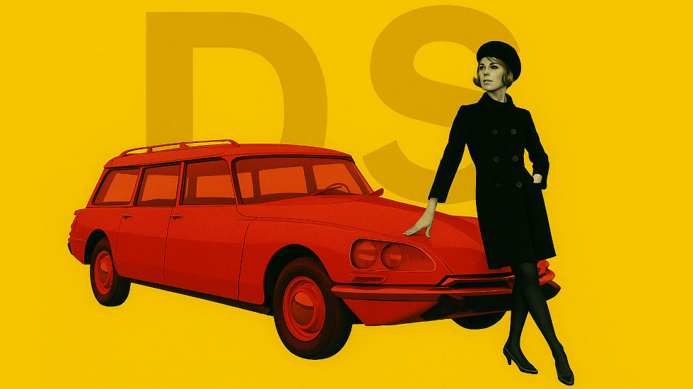 Citroën DS 1968 Motoring Brochure Cover  Reimagined