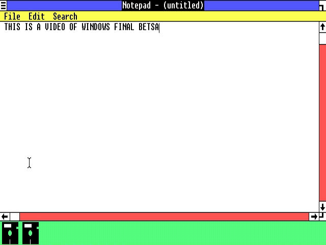 Microsoft Windows Notepad screenshot