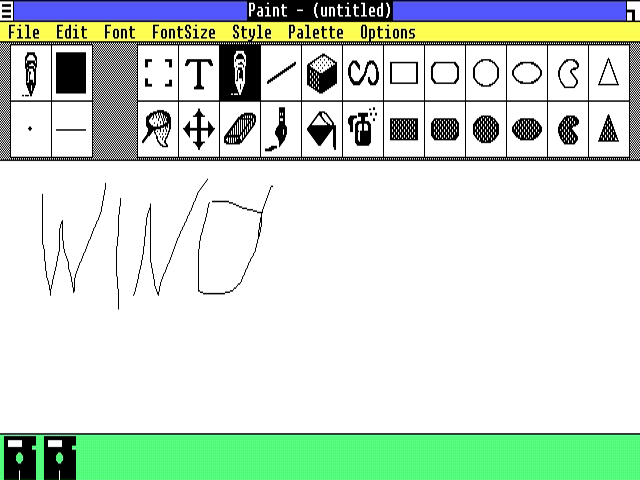 Microsoft Windows Paint screenshot