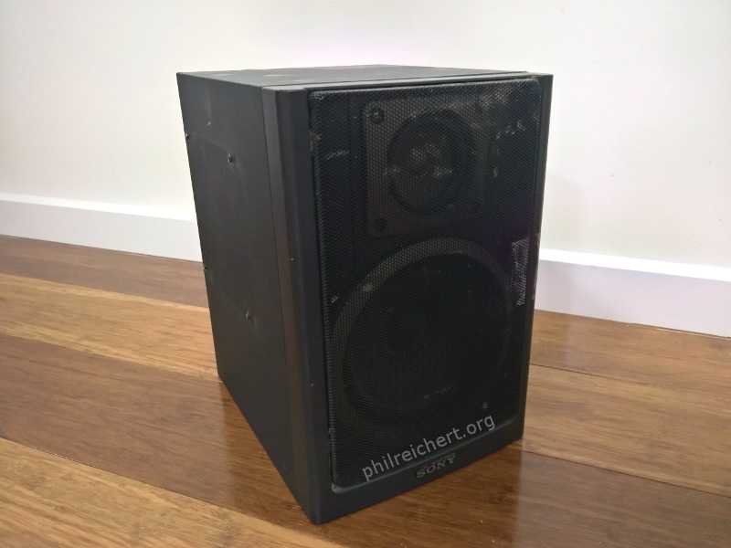 Sony 100mm (4 inch) woofer 1-544-237-21 top view