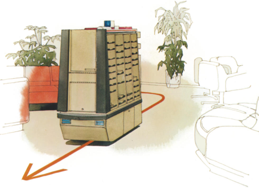 Bell & Howell MAILMOBILE mailroom automation robot