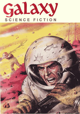 Galaxy Science Fiction Febuary 1956 magazine cover