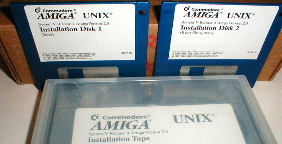 Commodore Amiga Unix Installation Tape