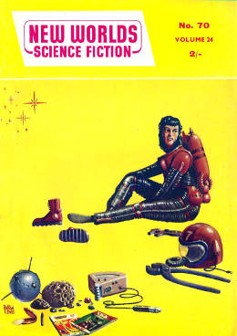 New Worlds Science Fiction No. 70, April 1958 magazine cover