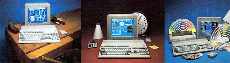 Collection of Commodore Amiga computers and peripherals