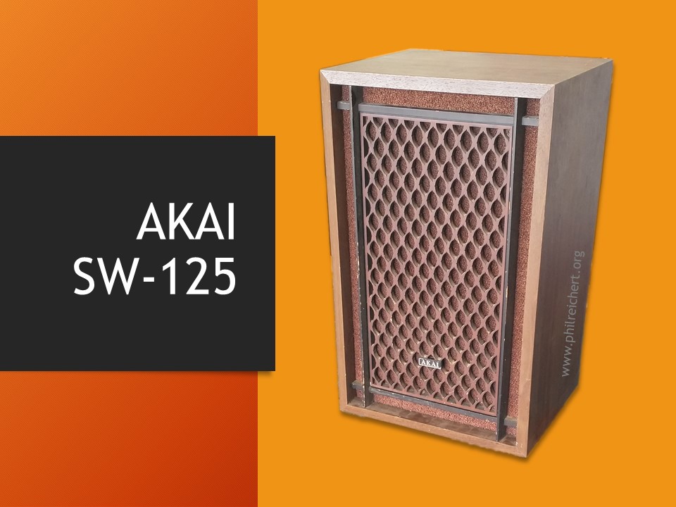 AKAI SW-125 Bookshelf Loudspeaker