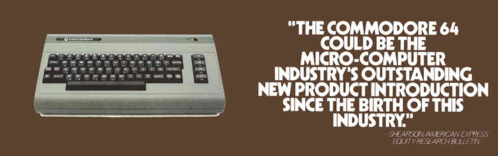 The Commodore C64 is the best new product since the birth of the microcomputer industry