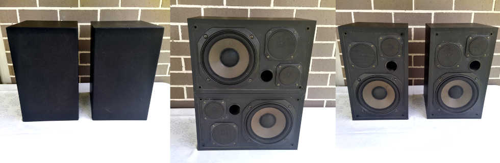 SABA EA 6010 3-way loudspeakers