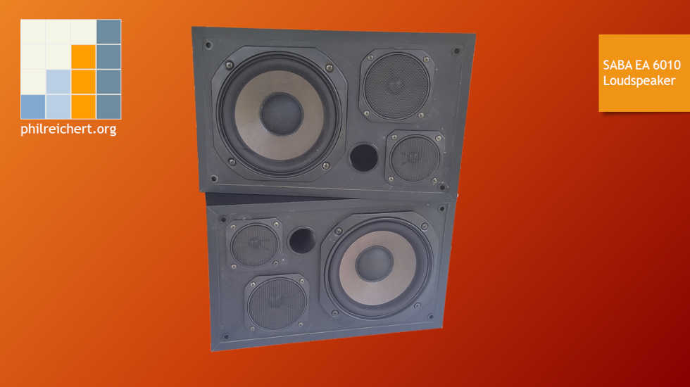SABA EA 6010 loudspeaker - stacked