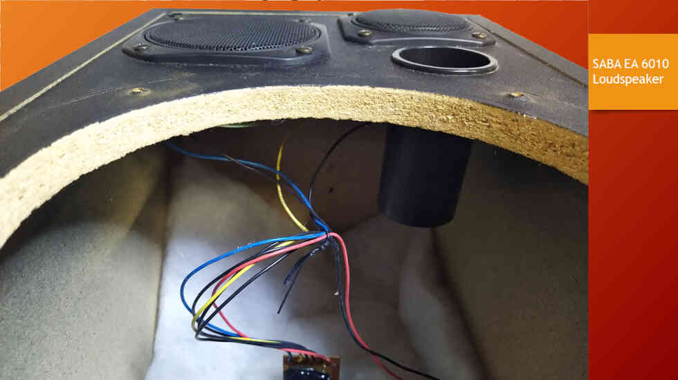 SABA EA 6010 loudspeaker - internal build quality