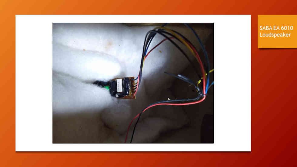 SABA EA 6010 loudspeaker - electrical crossover network