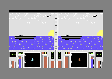 Commodore 64 Top Gun Game screenshot