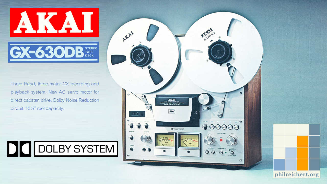 AKAI GX-630DB reel to reel tape recorder