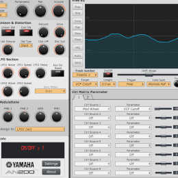 Ctrlr panel for editing hardware synth parameters