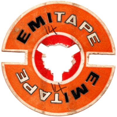 EMI TAPE label that fell off one of my reels
