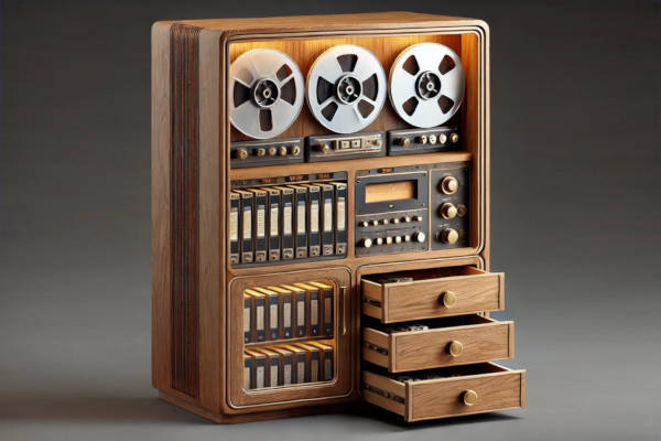 Reel-toreel cabinet concept