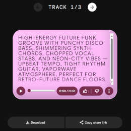 Google Labs Music-FX Screenshot
