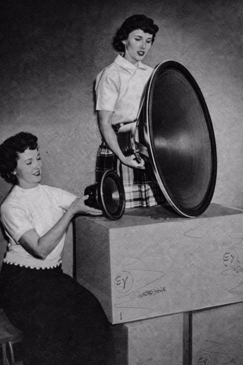 Electro-Voice marketing photo for the 30W 30-inch woofer
