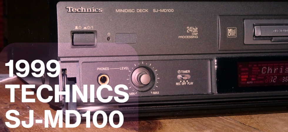 Technics SJ-DM100 Minidisc Digital Audio System