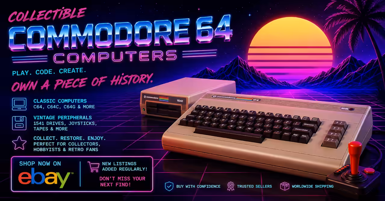 Shop for vintage Commodore 64 computers