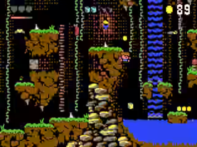 Gameplay screenshot from Crystian and the Lost Caves.