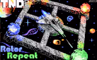 Screenshot from Rotor Repeat for the Commodore 64.