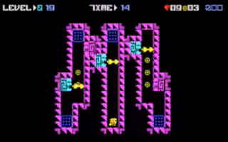 Screenshot from Tantooman (v2) for the Commodore 64.