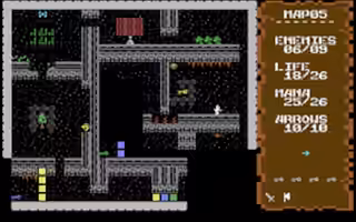 Screenshot from Warlock (C64 Preview) for the Commodore 64.
