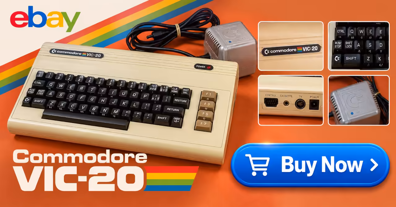 Shop for vintage Commodore VIC-20 computers on eBay