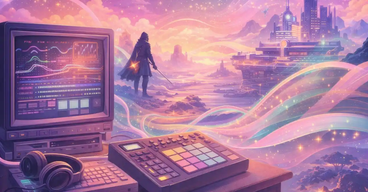 From sound chip to world: game music as system (conceptual illustration)