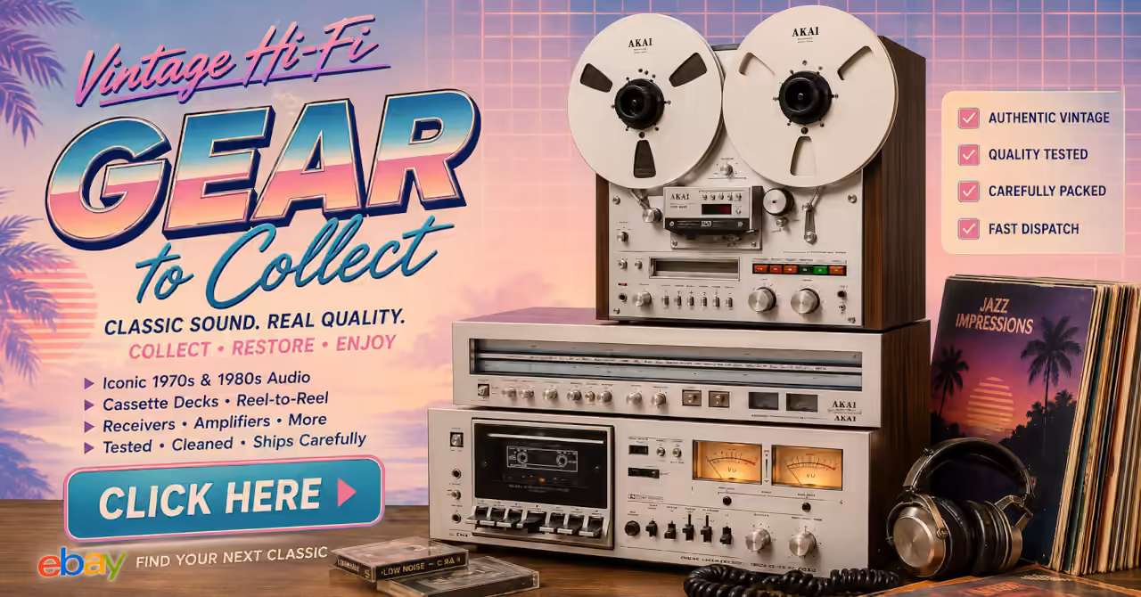 eBay listings for vintage Hi-Fi gear