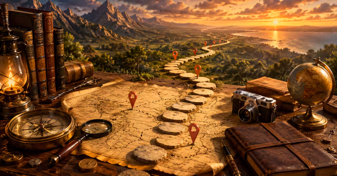 A curated reading journey through connected ideas, discoveries, and topic pathways across the miscellaneum