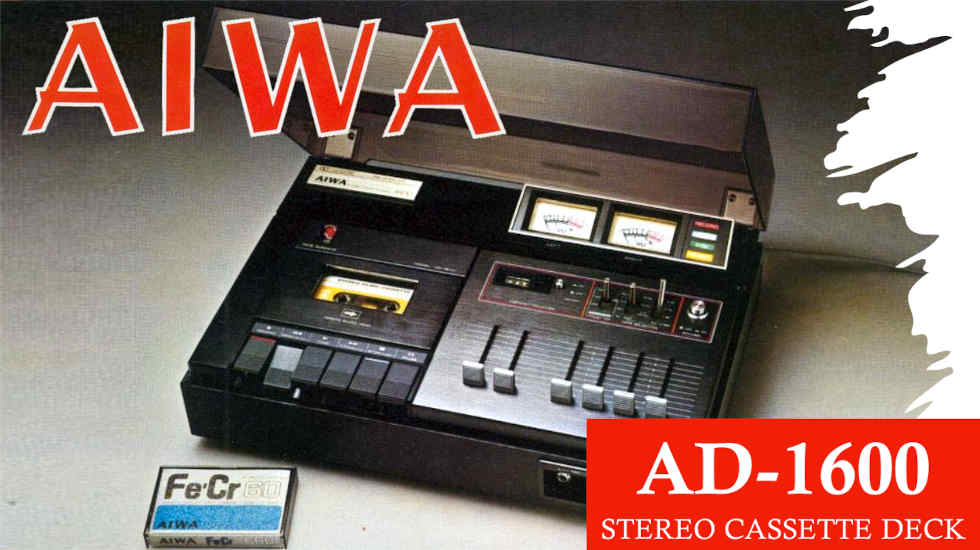 AIWA AD-1600 Cassette Deck catalog photo