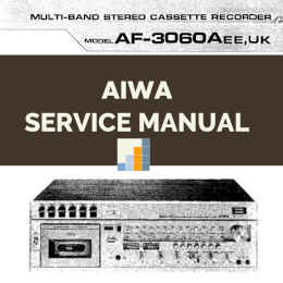 AIWA AF-3060 service manual cover