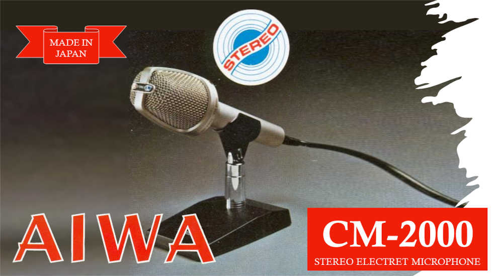 AIWA CM-2000 microphone catalog photo