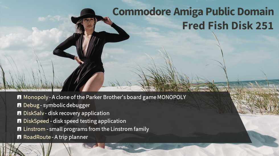 Commodore Amiga Fred Fish Disk 251 contents
