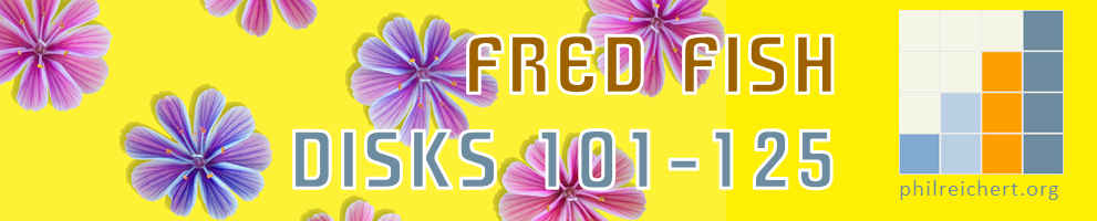 Fred Fish disks 101 to 125