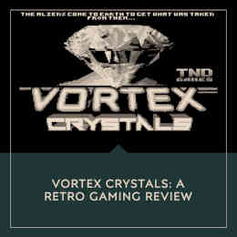 Commodore C64 Vortex Crystals Full Version Game Review