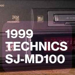 Technics SJ-MD100 Minidisc digital audio system