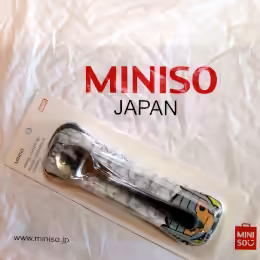 Miniso Marvel Thor cutlery set in packaging